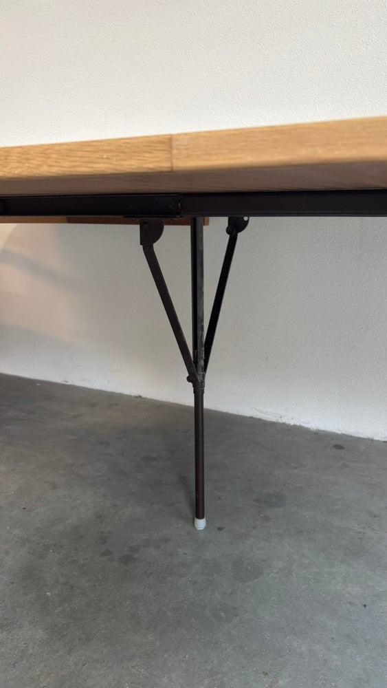 
                  
                    Mid Century uitschuifbare eettafel Omann Jun eiken, model 55 - LOUI.STORE
                  
                