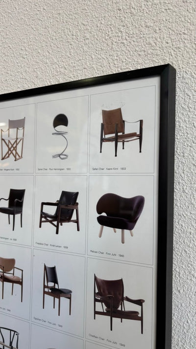 
                  
                    Poster Dansk Møbel Kunst ingelijst - LOUI.STORE
                  
                