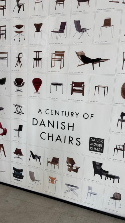 Poster Dansk Møbel Kunst ingelijst - LOUI.STORE