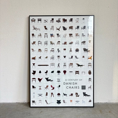 Poster Dansk Møbel Kunst ingelijst - LOUI.STORE