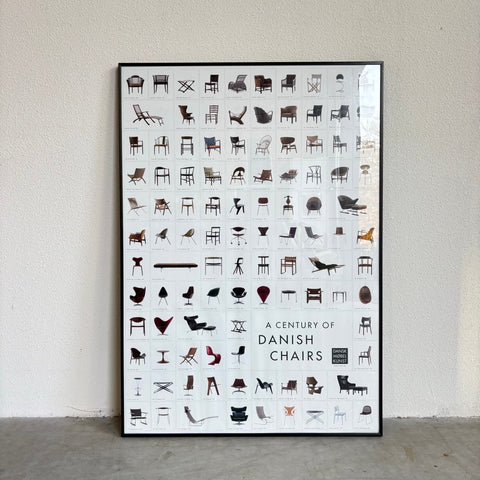 Poster Dansk Møbel Kunst ingelijst - LOUI.STORE