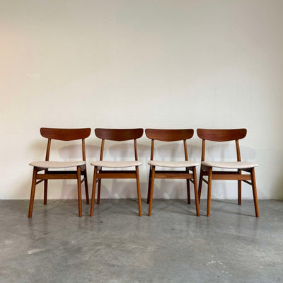 Set 4* stoelen Findahls teak zand - LOUI.STORE