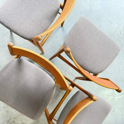 
                  
                    Set 4* vintage eetkamerstoelen teak Faldsled no.66 - LOUI
                  
                