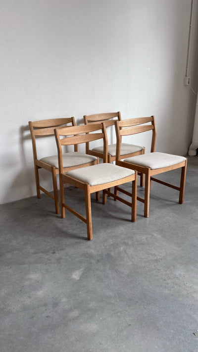 
                  
                    Set 4* vintage eiken stoelen - LOUI.STORE
                  
                