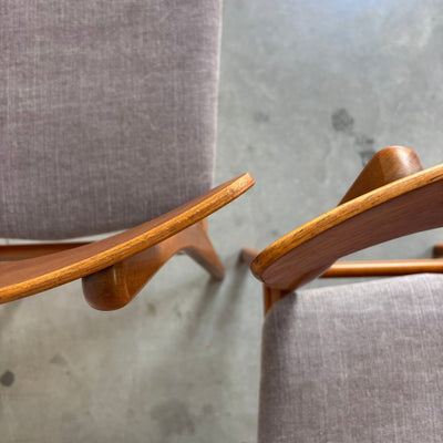 
                  
                    Set 4* vintage Findahl eetkamerstoelen teak - LOUI
                  
                