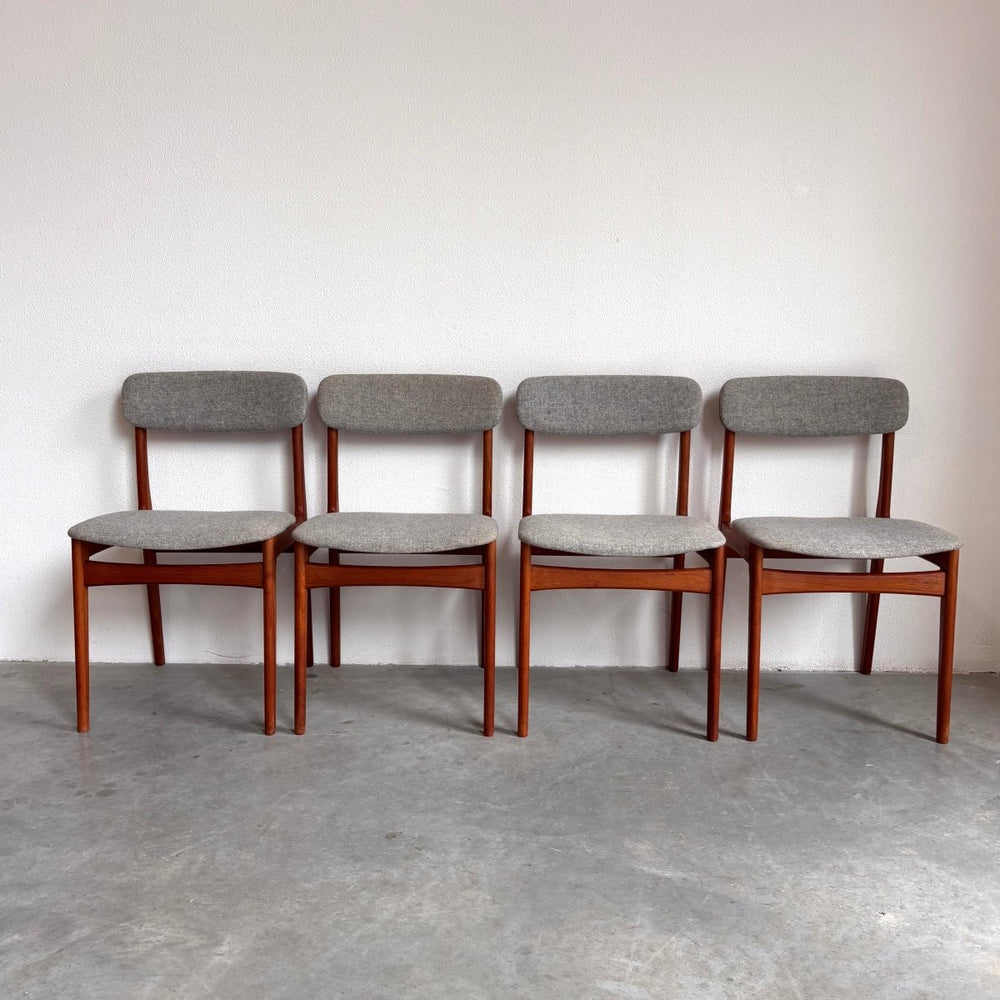Set 4 vintage stoelen Thorsø - LOUI.STORE