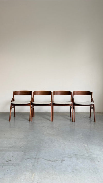 
                  
                    Set Dyrlund stoelen teak 4* - LOUI
                  
                