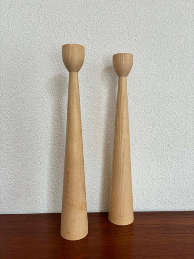 Set eiken kandelaars - LOUI.STORE