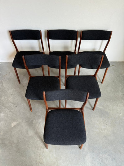 
                  
                    Set stoelen *6 teak en wol - LOUI.STORE
                  
                