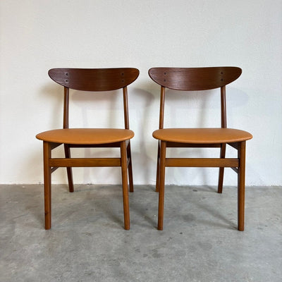 Set van 2 Farstrup stoelen teak - skai - LOUI.STORE