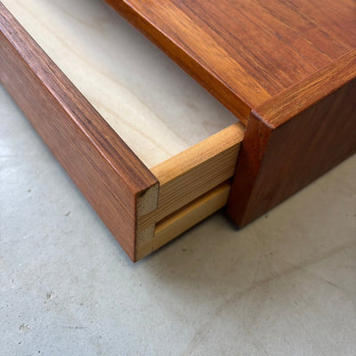
                  
                    Set van 2 teak vintage wandkastjes - nachtkastjes - LOUI.STORE
                  
                