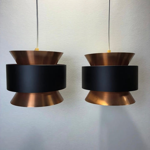 Set van 2 vintage lampen messing - LOUI.STORE