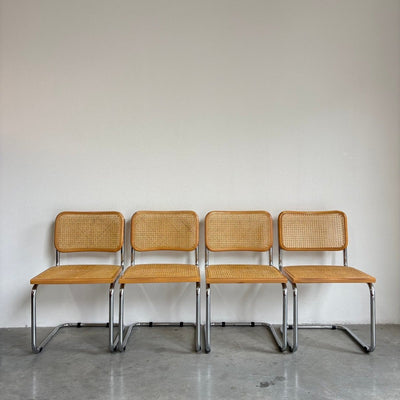 Set van 4 Cesca stoelen Marcel Breuer - LOUI.STORE