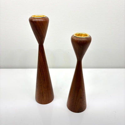 
                  
                    Set vintage kandelaars teak - LOUI.STORE
                  
                