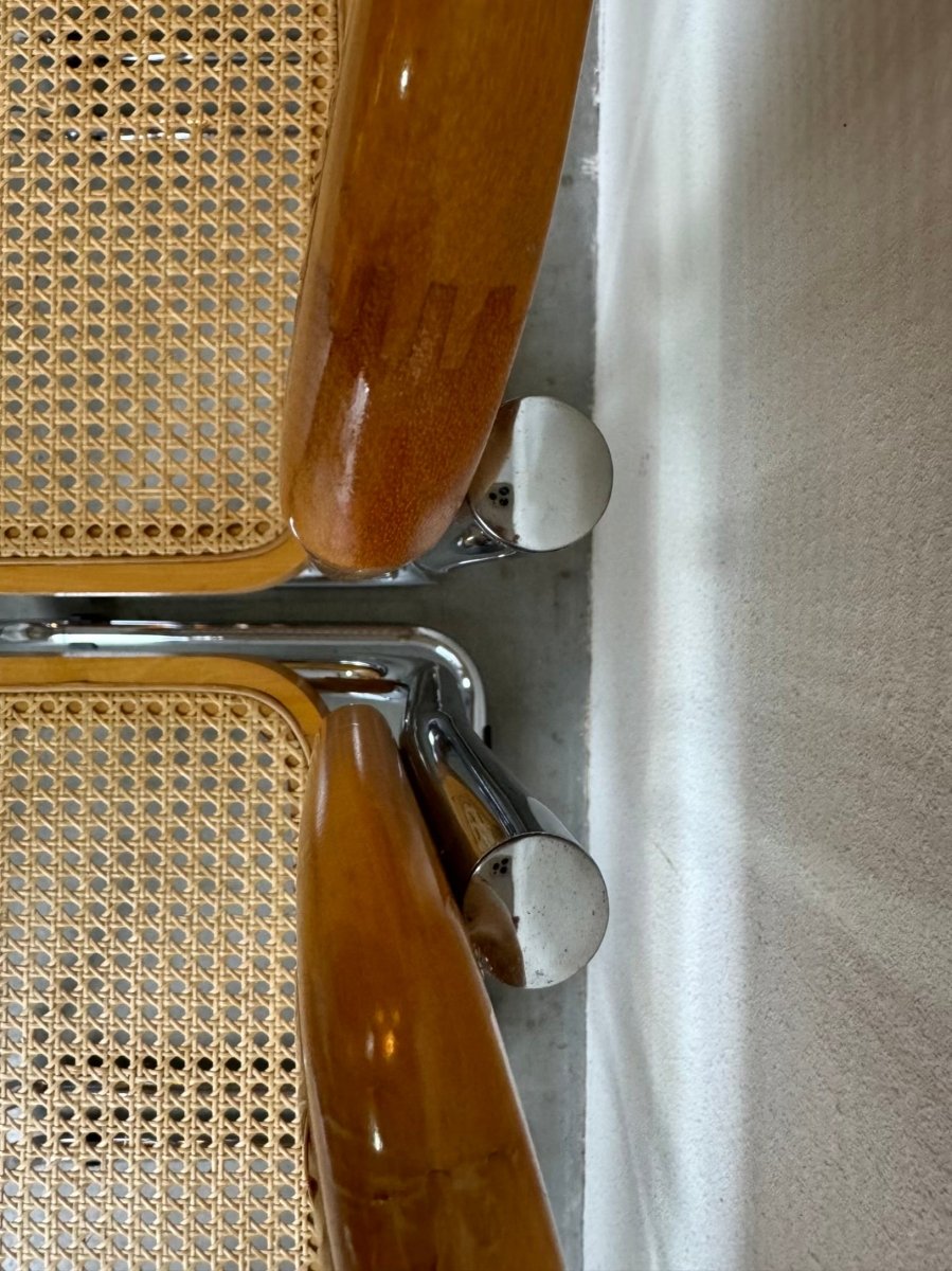 
                  
                    Set vintage rieten stoelen 4* Marcel Breuer - LOUI.STORE
                  
                