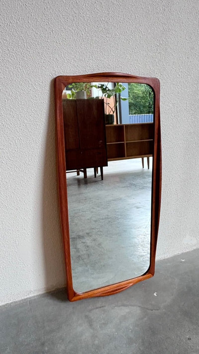 Spiegel teak sierlijke lijst - LOUI.STORE