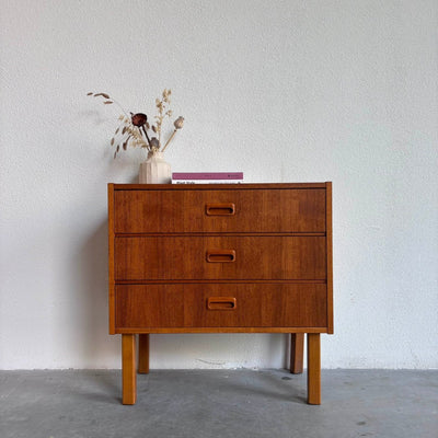 Teak ladekastje 3* - LOUI.STORE