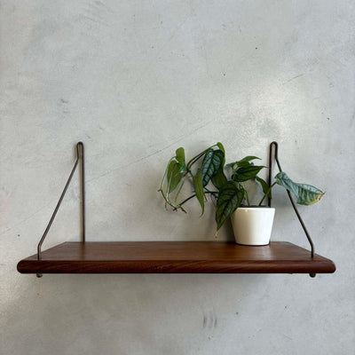 Teak wandplankje (small) - LOUI.STORE