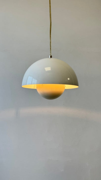 Verner Panton flowerpot hanglamp wit - LOUI.STORE