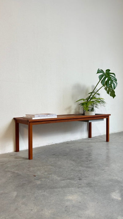 
                  
                    Vintage bankje met plantenbak teak - LOUI.STORE
                  
                