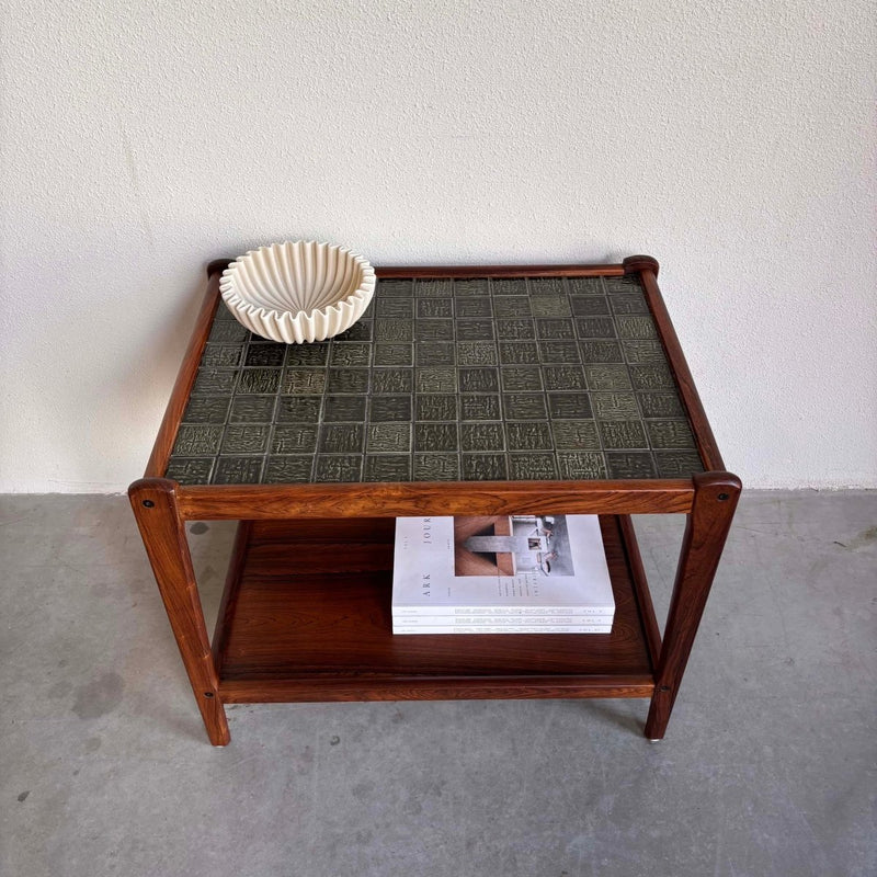 Vintage bijzettafel keramiek - LOUI.STORE