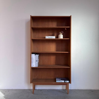 Vintage boekenkast hoog eiken - LOUI.STORE