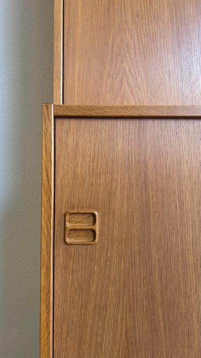 
                  
                    Vintage boekenkast - klep eiken - LOUI.STORE
                  
                