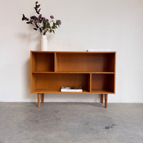 Vintage boekenkast laag eiken - LOUI.STORE