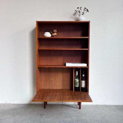 Vintage boekenkast met klep - LOUI.STORE