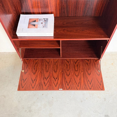 
                  
                    Vintage boekenkast met klep palissander - LOUI
                  
                