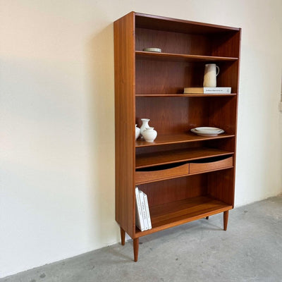 Vintage boekenkast open lades - LOUI.STORE