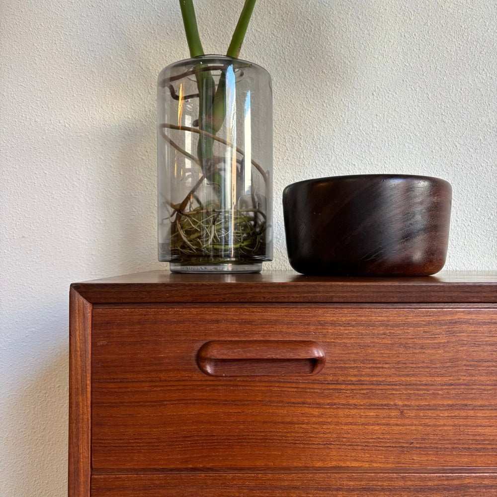 Vintage brede ladekast 6* teak - LOUI.STORE