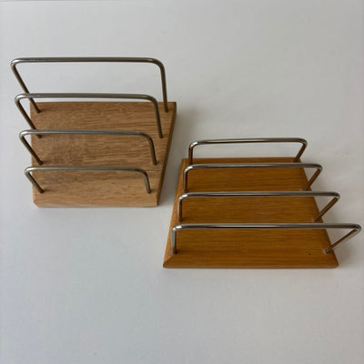 Vintage brievenstandaard eiken variatie - LOUI.STORE