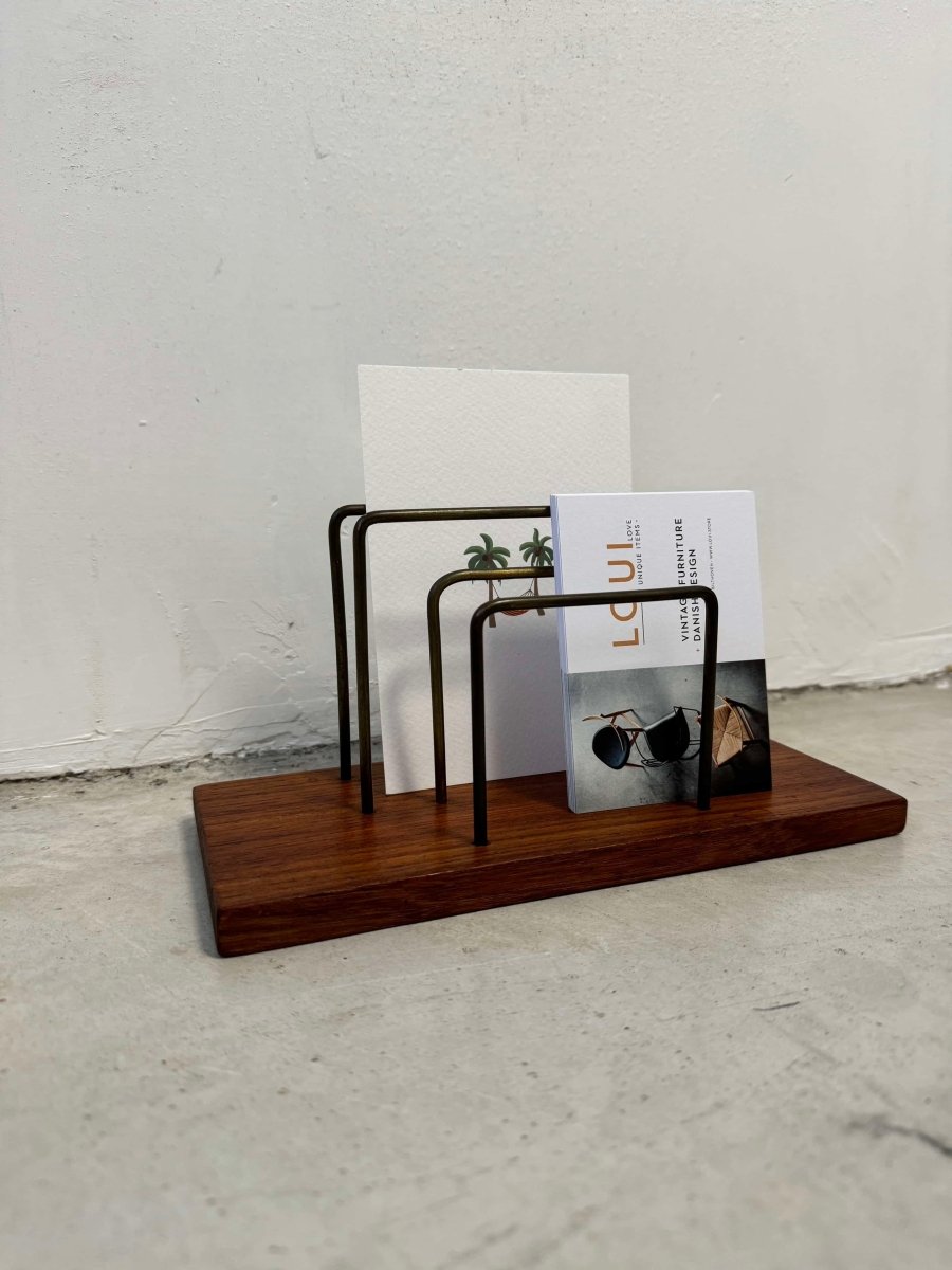 
                  
                    Vintage brievenstandaard teak - LOUI.STORE
                  
                