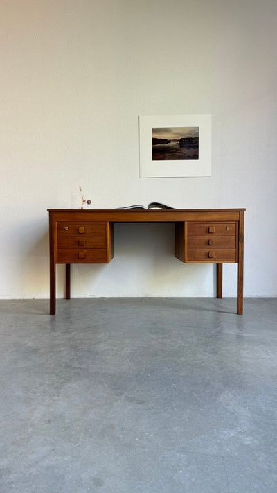 Vintage bureau Domino teak - LOUI.STORE