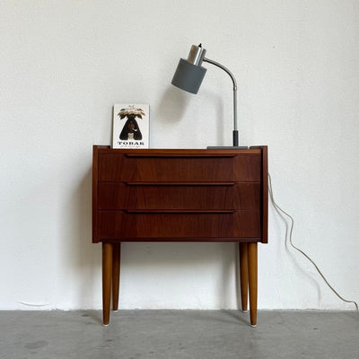 Vintage Deens ladekastje teak 3* - LOUI.STORE