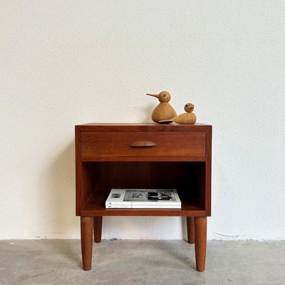 Vintage Deens nachtkastje teak - LOUI.STORE