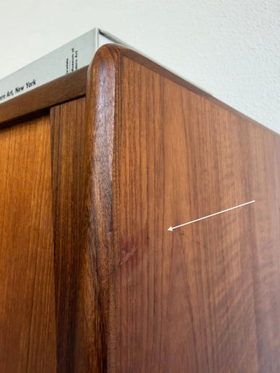 
                  
                    Vintage Deens teak highboard met bar gedeelte - LOUI
                  
                