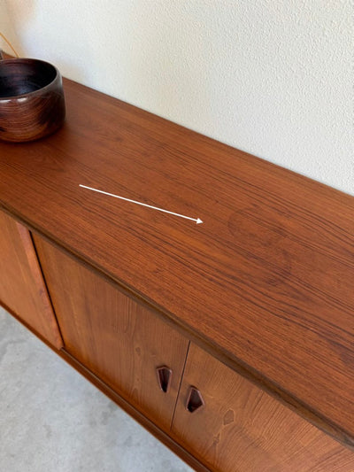 
                  
                    Vintage Deens teak highboard met bar gedeelte - LOUI
                  
                