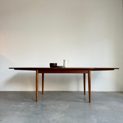 Vintage Deense eettafel teak uitschuifbaar - LOUI.STORE