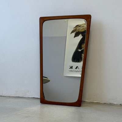 Vintage Deense spiegel teak taps - LOUI.STORE