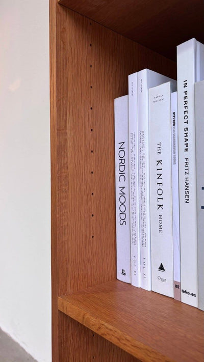 
                  
                    Vintage diepe boekenkast eiken - LOUI.STORE
                  
                