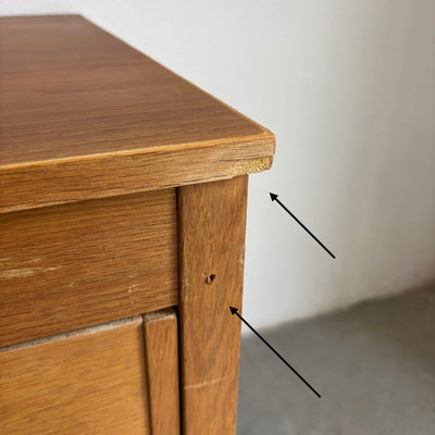 
                  
                    Vintage Domino bureau eiken - LOUI.STORE
                  
                