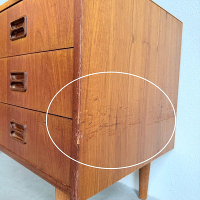 
                  
                    Vintage dubbele ladekast teak - LOUI
                  
                