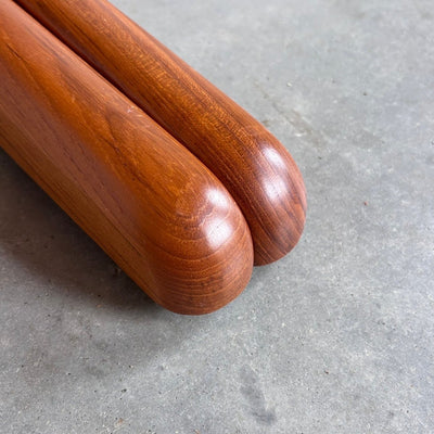 
                  
                    Vintage Dyrlund ronde eettafel teak ø100cm - LOUI
                  
                
