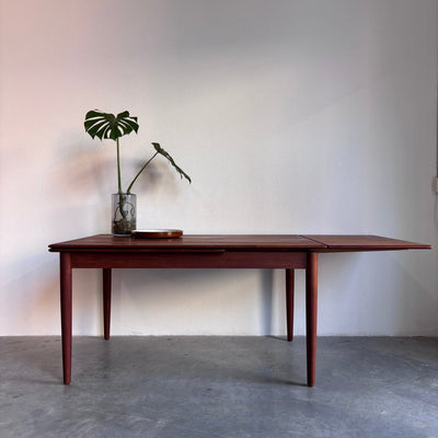 Vintage eettafel teak 140 - 242cm - LOUI.STORE