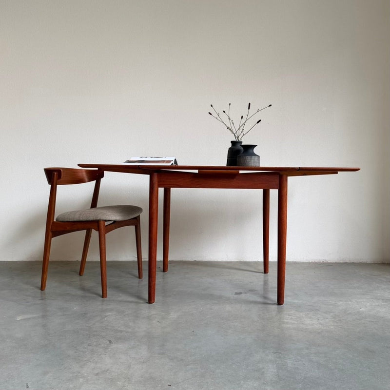 Vintage eettafel Verner-Pederson vierkant teak - LOUI