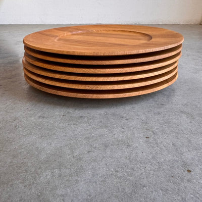
                  
                    Vintage eiken borden set van 6 - LOUI
                  
                
