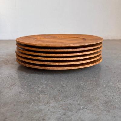 
                  
                    Vintage eiken borden set van 6 - LOUI
                  
                
