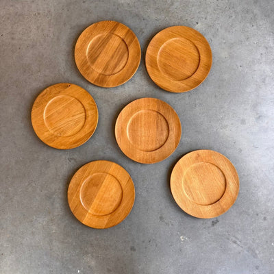 
                  
                    Vintage eiken borden set van 6 - LOUI
                  
                